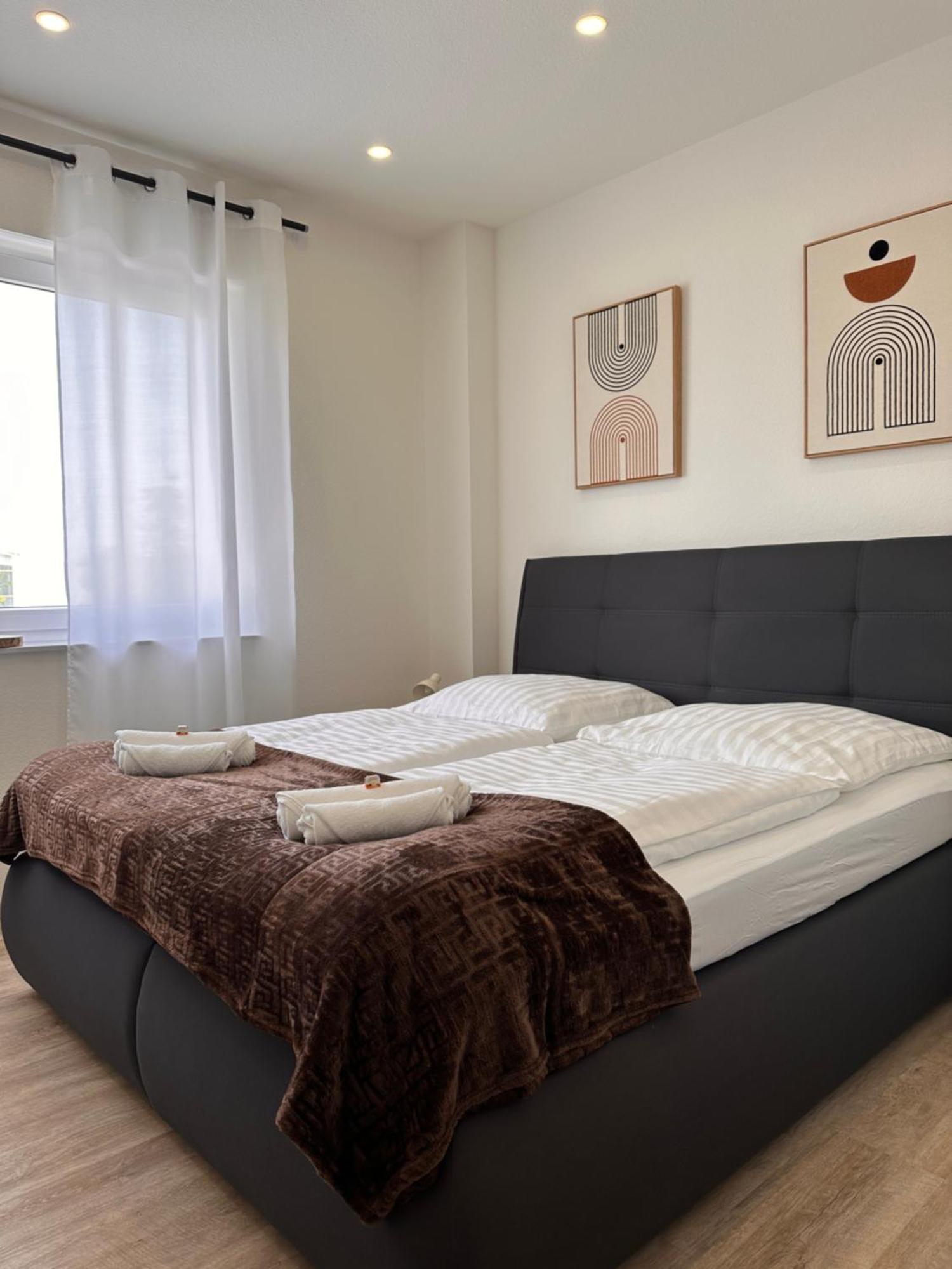 Amao-Obsidian I 120Qm I Elegantes Business- & Familienapartment I 3 Schlafzimmer I Kingsize Betten Schwanau Ngoại thất bức ảnh
