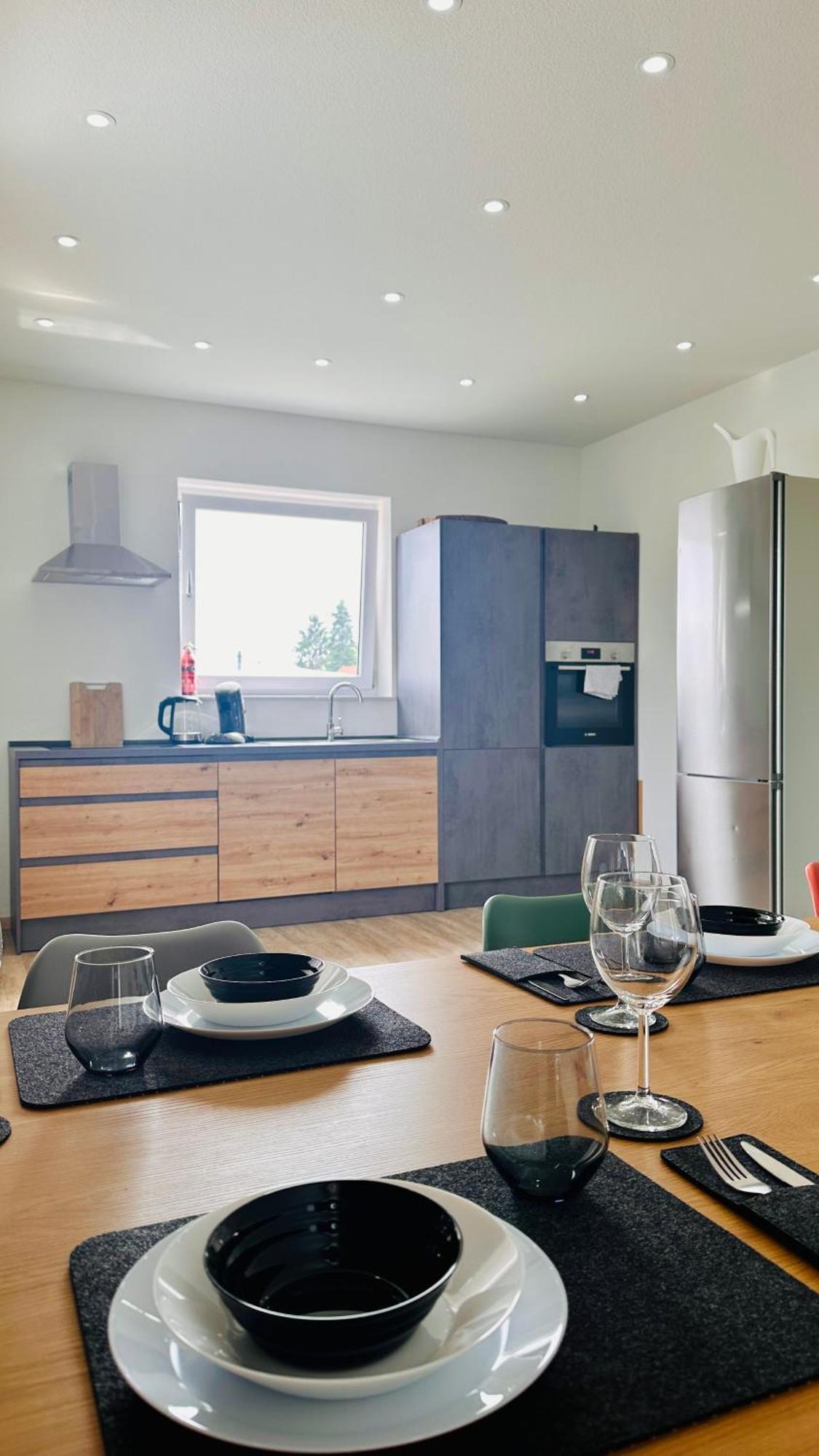 Amao-Obsidian I 120Qm I Elegantes Business- & Familienapartment I 3 Schlafzimmer I Kingsize Betten Schwanau Ngoại thất bức ảnh